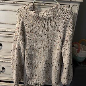 JODIFL Multicolor Speckled Knit Sweater